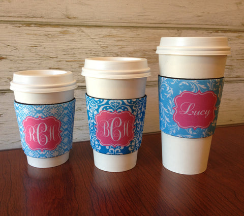 Personalized Reusable Coffee Sleeve