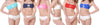 YOUTH Bandeau Swimsuit Tops